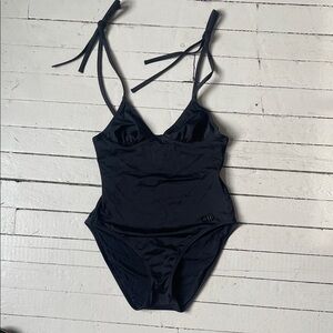 SOLID & STRIPED Black One Piece Swimsuit